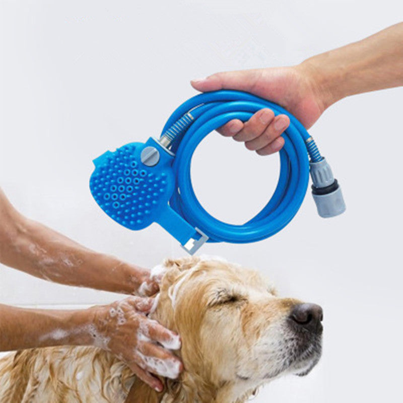 Pet Bathing & Massage Shower Tool – Comfortable Sprayer Brush for Easy Cleaning