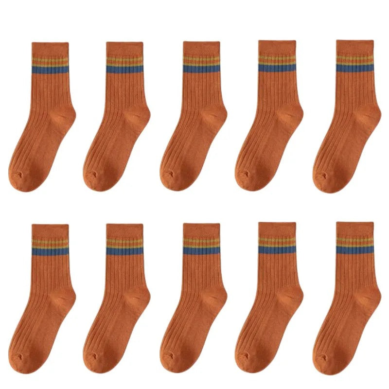 Men's Mid-calf Versatile Academic Style Socks