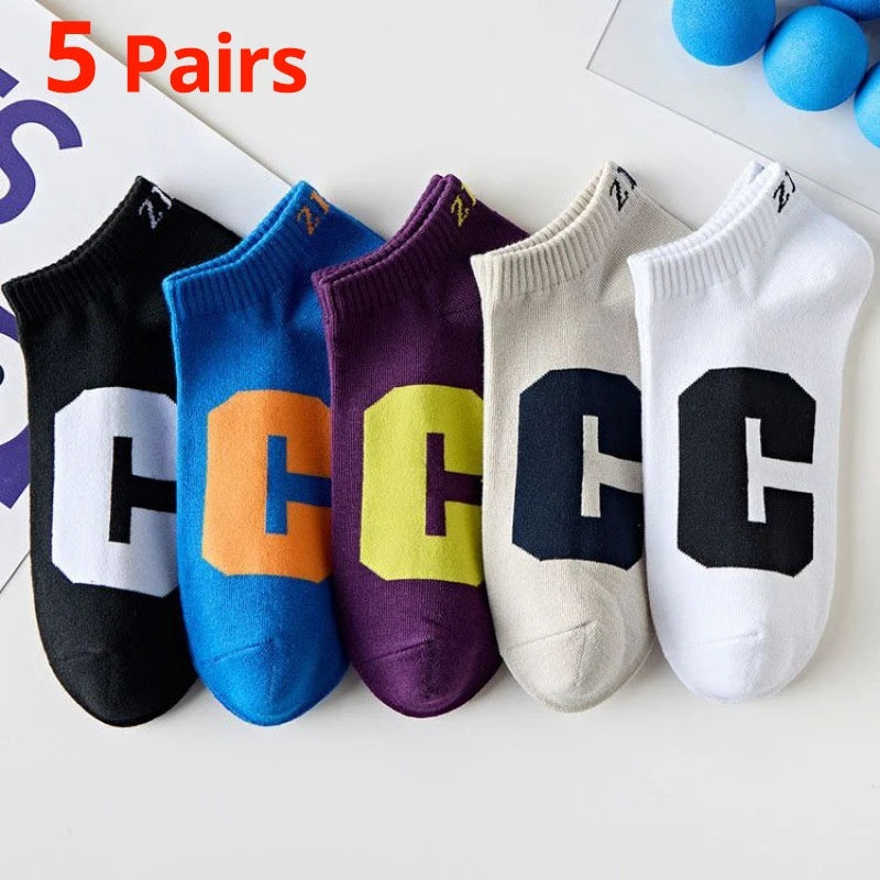 Men's Sports Short Thin Socks