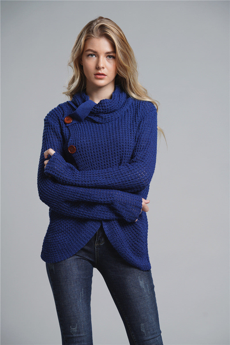 Long-sleeved Versatile Long-sleeved Knitted Top Sweater