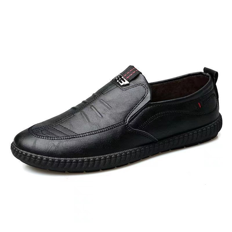 Men's Shoes Business Slip-on Leather