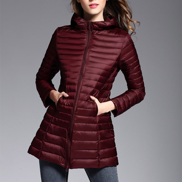 Women's slim down jacket