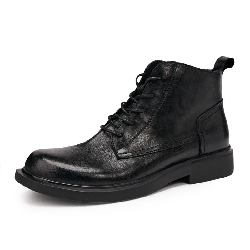 Ariam Genuine Leather Fashion Martin Boots For Men