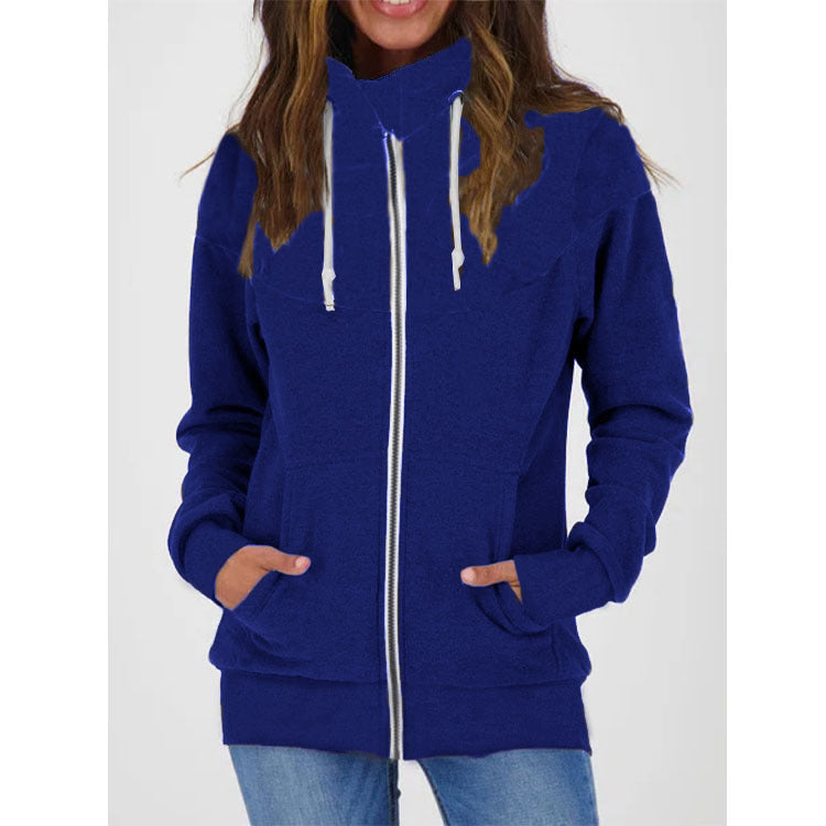 Women's Fashion Fleece Sweater Jacket Top