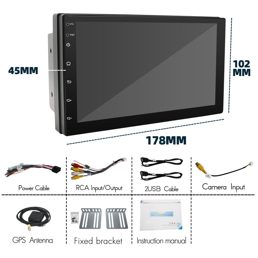 Universal Computer Carplay Navigation MP5 Player GPS Navigation Integrated Radio