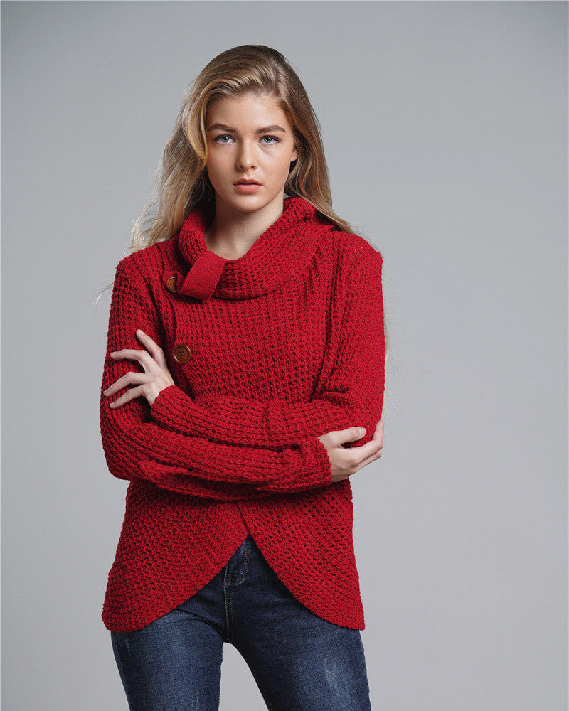 Long-sleeved Versatile Long-sleeved Knitted Top Sweater