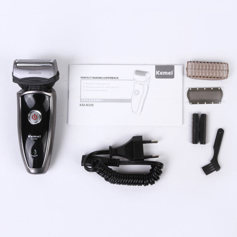 Double Washing Shaver Electric Rechargeable Shaver