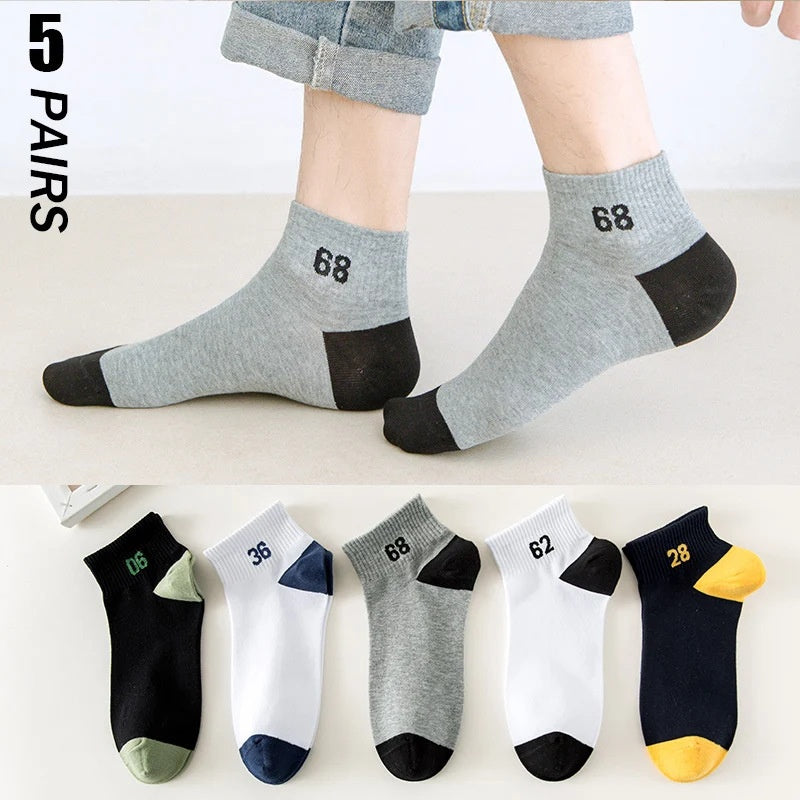 Men's Sports Short Thin Socks