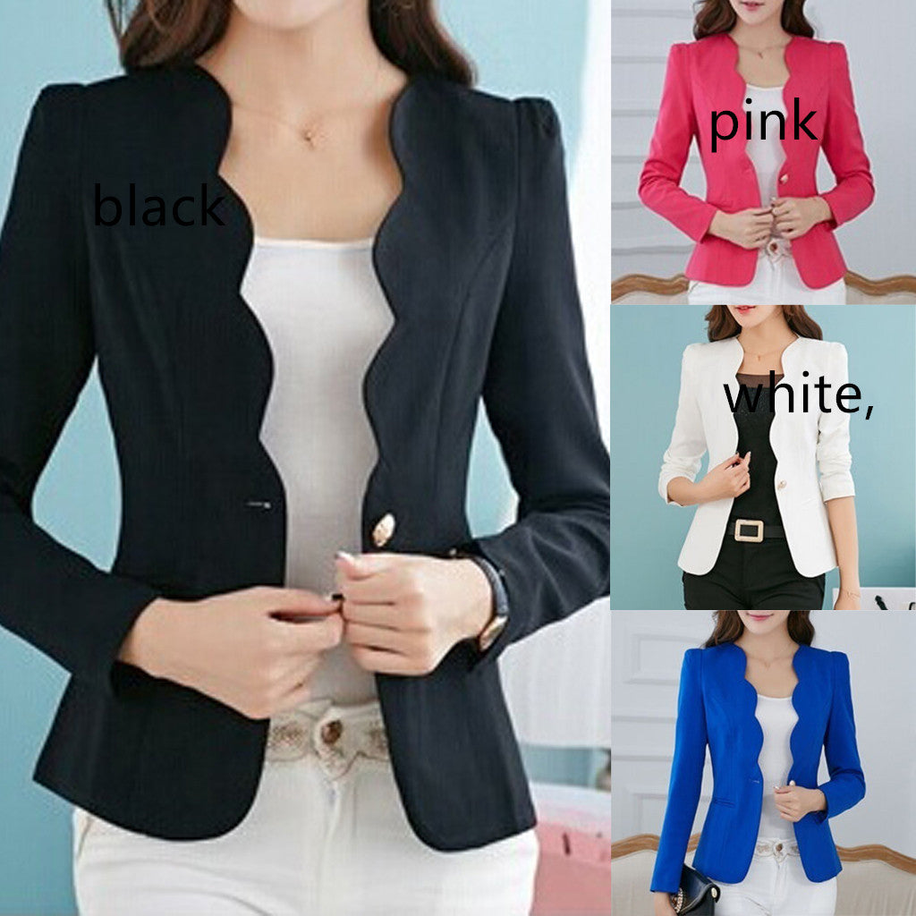 Cardigan Slim Top Ladies Blazer