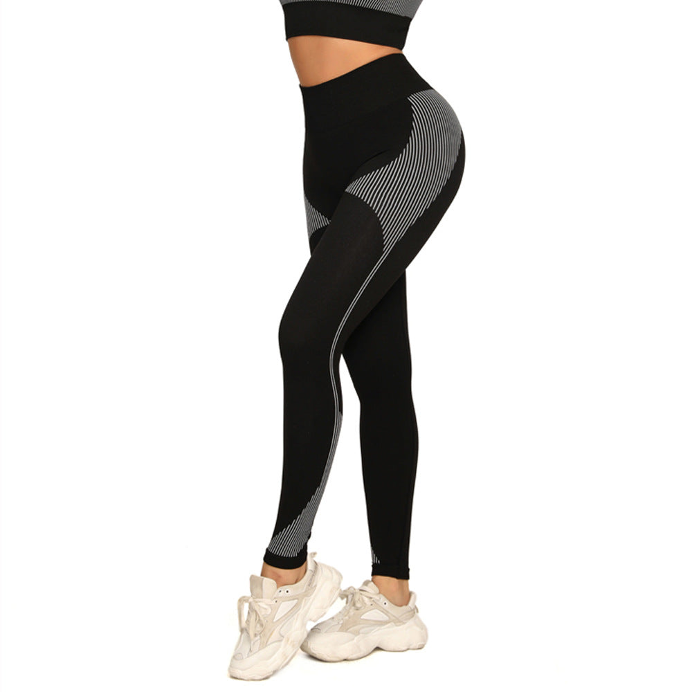 Two Set Piece Women Tracksuit Fitness Suit Bra