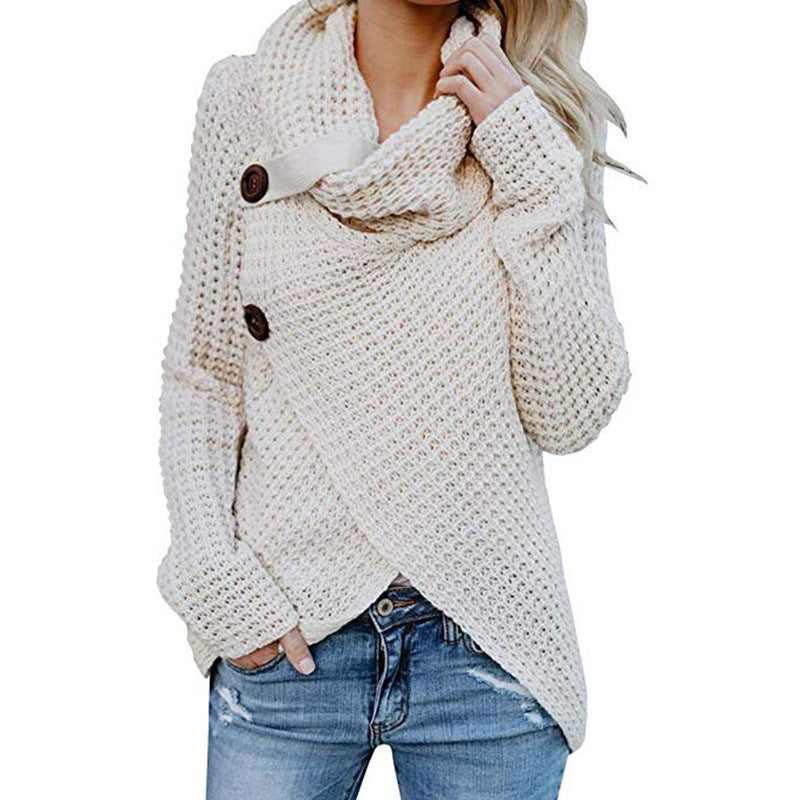 Long-sleeved Versatile Long-sleeved Knitted Top Sweater