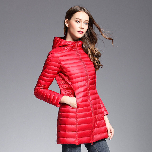 Women's slim down jacket