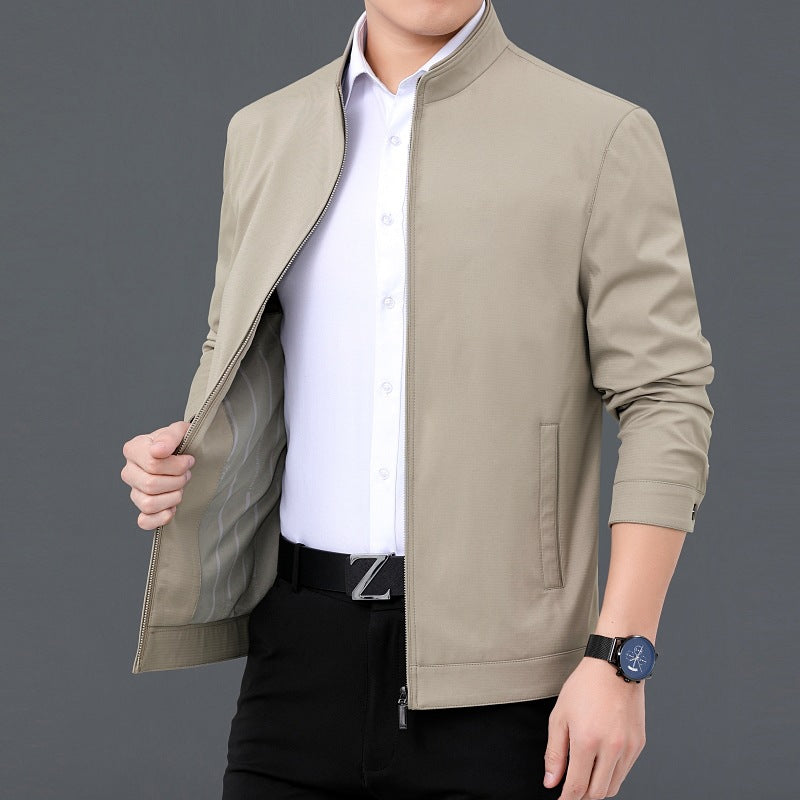 Men's Casual Business Jacket Clothing For Middle-aged Dad