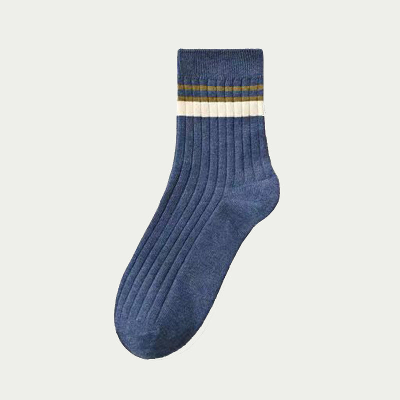 Men's Mid-calf Versatile Academic Style Socks