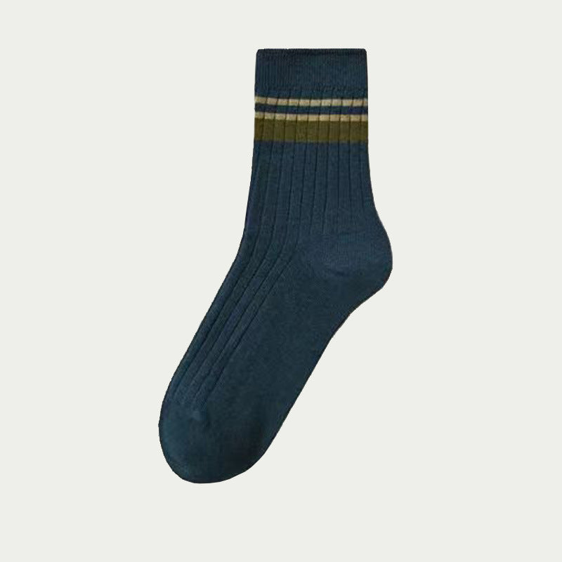 Men's Mid-calf Versatile Academic Style Socks