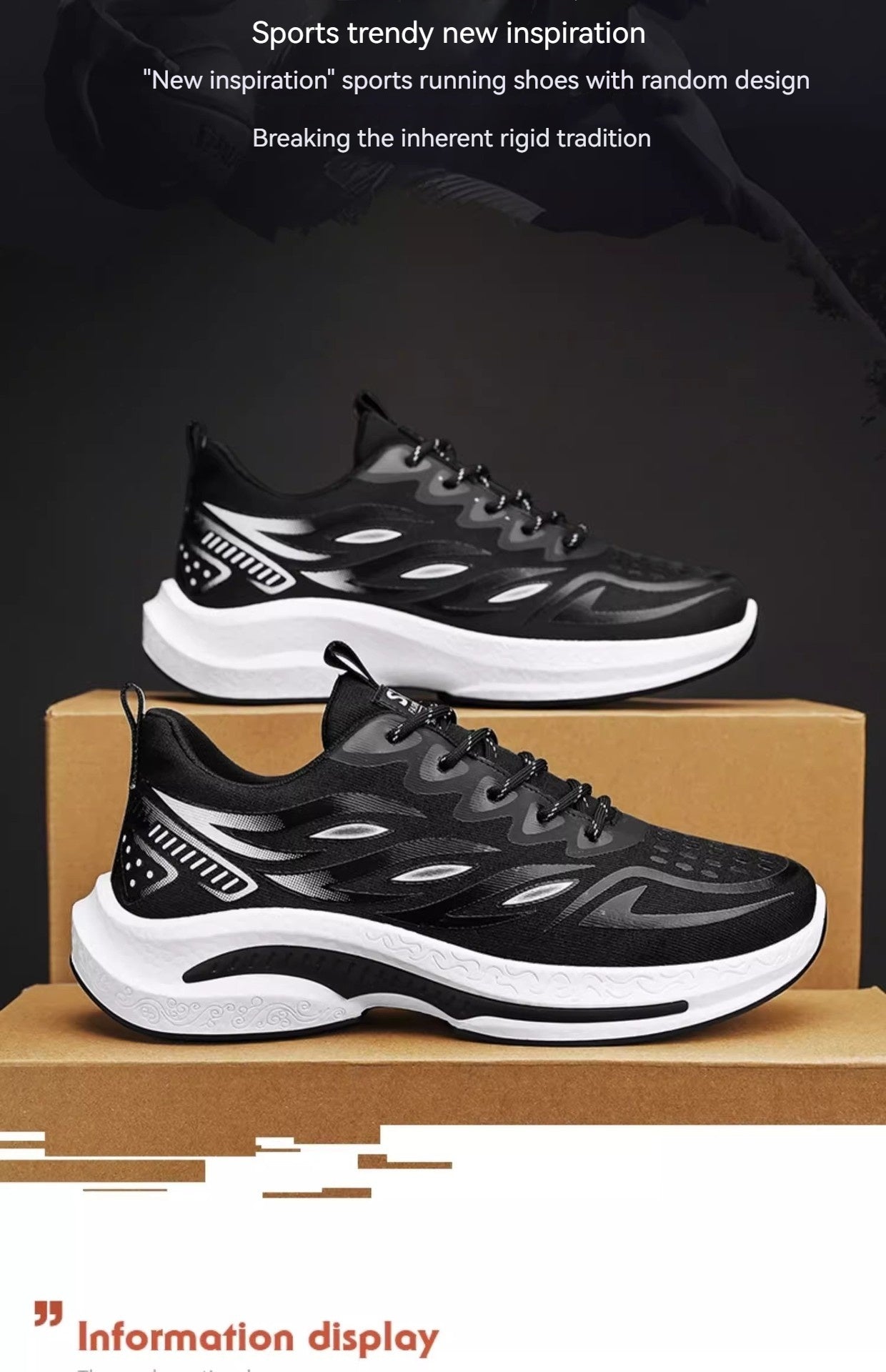 Fly Woven Mesh Running Men's Shock-absorbing Super Light Casual Trendy Shoes