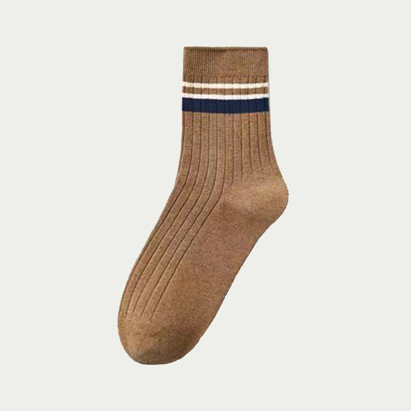 Men's Mid-calf Versatile Academic Style Socks