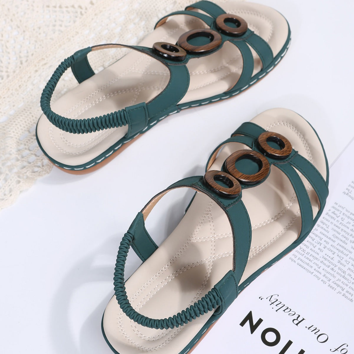 Bohemian Beach Retro Plus Size Women's Shoes