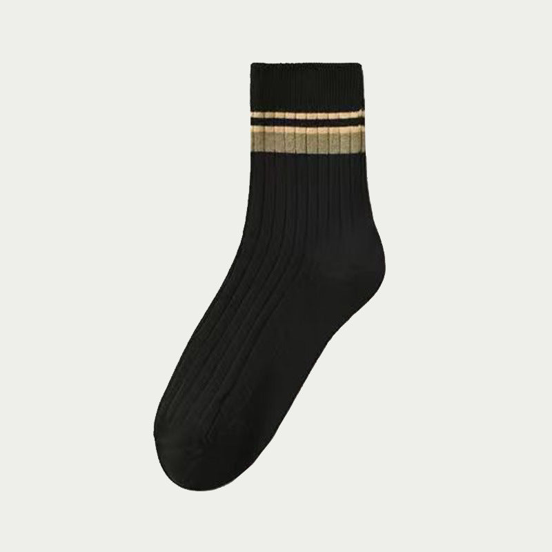 Men's Mid-calf Versatile Academic Style Socks