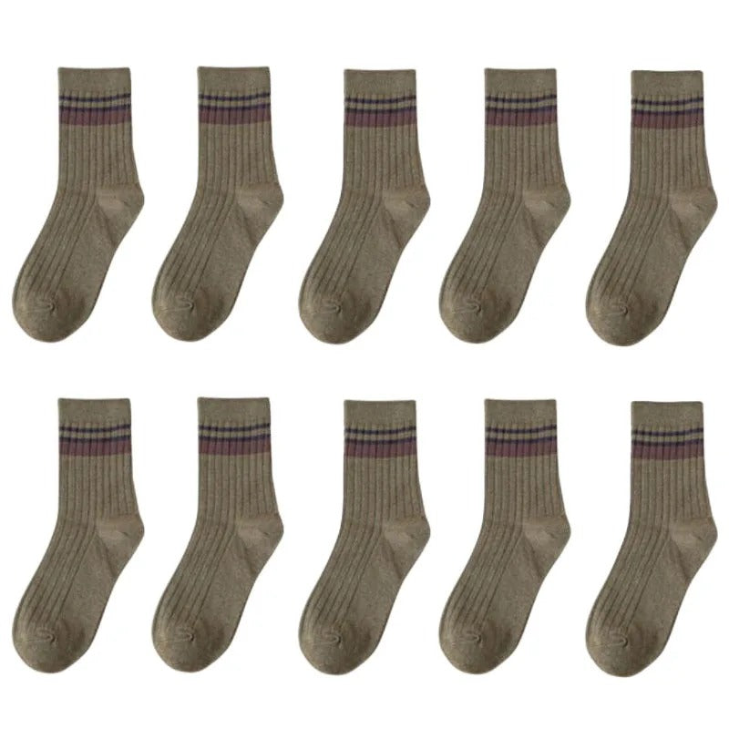 Men's Mid-calf Versatile Academic Style Socks