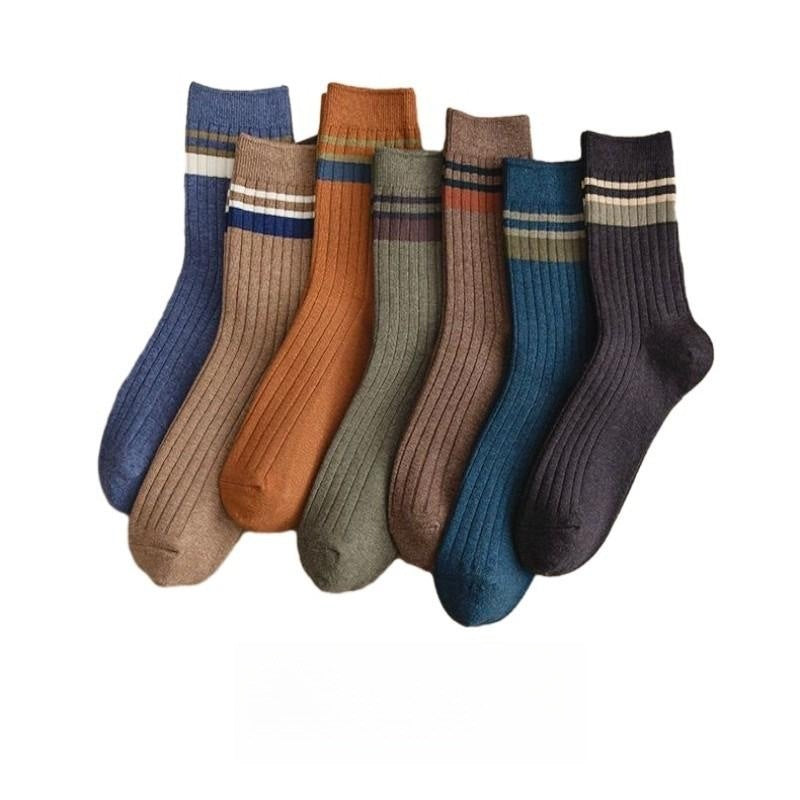 Men's Mid-calf Versatile Academic Style Socks