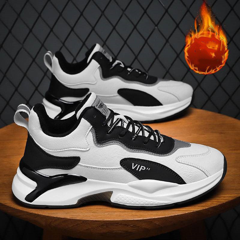 Fashion Black White Sneakers For Men's