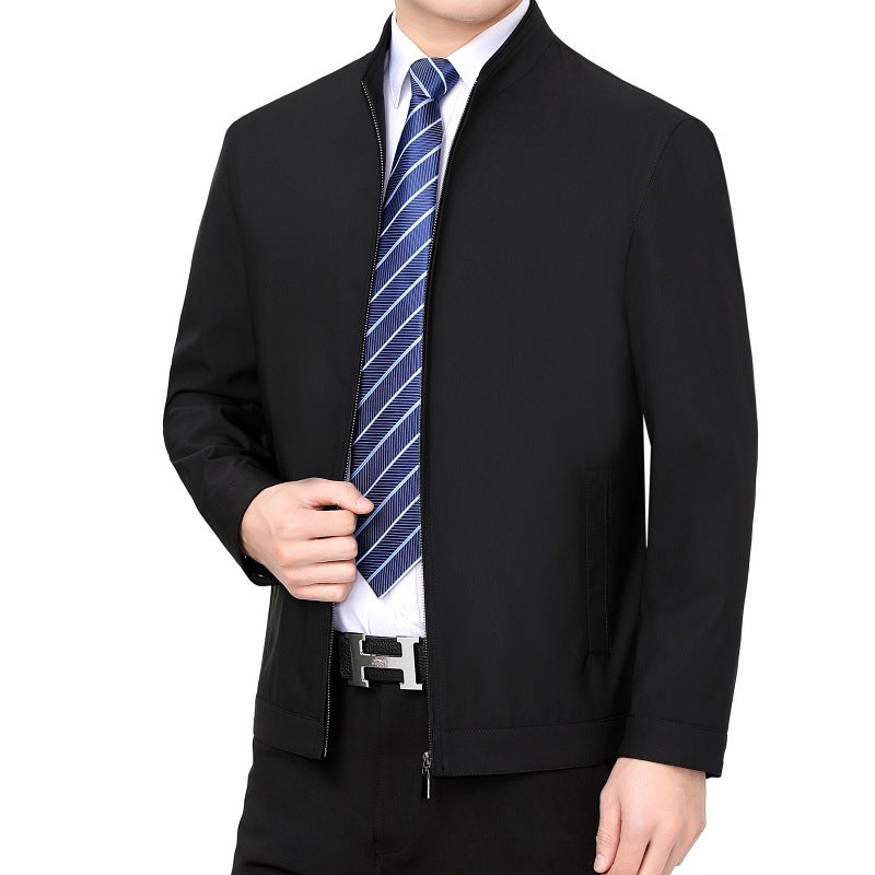 Men's Casual Business Jacket Clothing For Middle-aged Dad