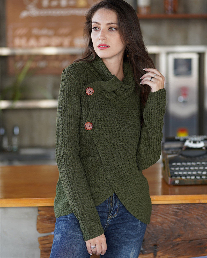 Long-sleeved Versatile Long-sleeved Knitted Top Sweater