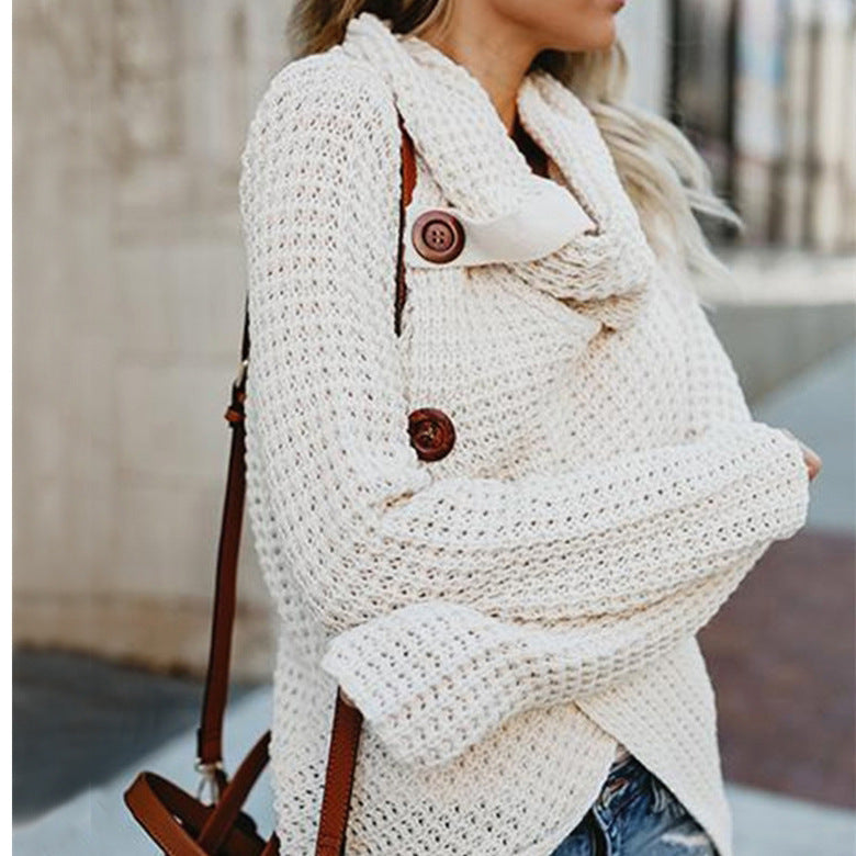 Long-sleeved Versatile Long-sleeved Knitted Top Sweater