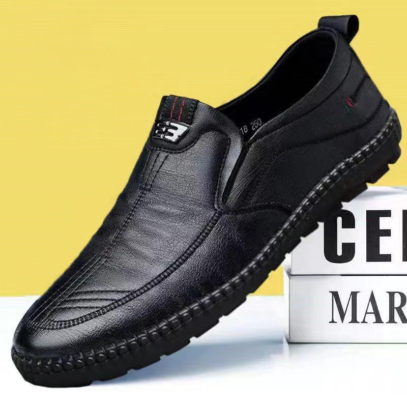 Men's Shoes Business Slip-on Leather