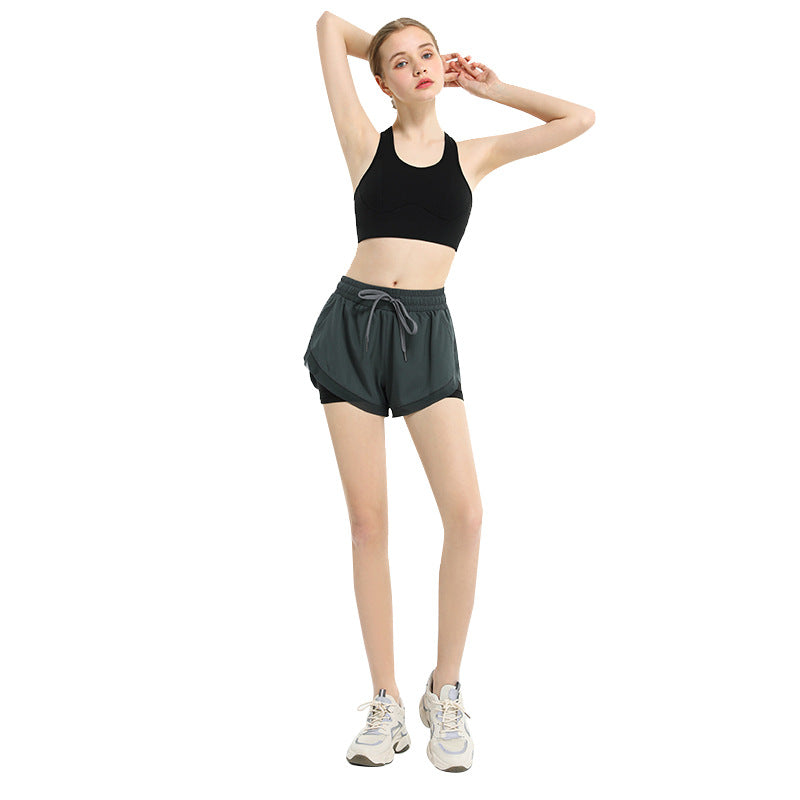 Shorts Stretch Slim Fit Running Fitness Pants Women