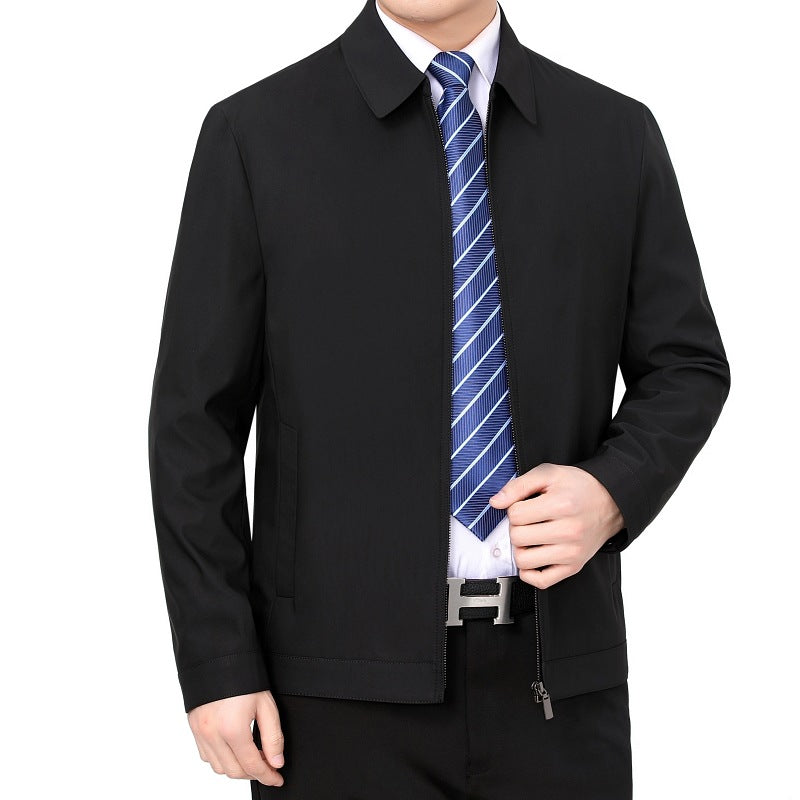 Men's Casual Business Jacket Clothing For Middle-aged Dad