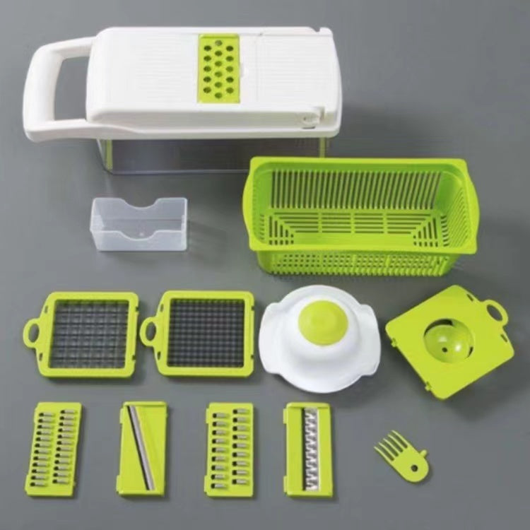 Ariam 12 In 1 Manual Vegetable Chopper Kitchen Gadgets Food Chopper Onion Cutter Vegetable Slicer