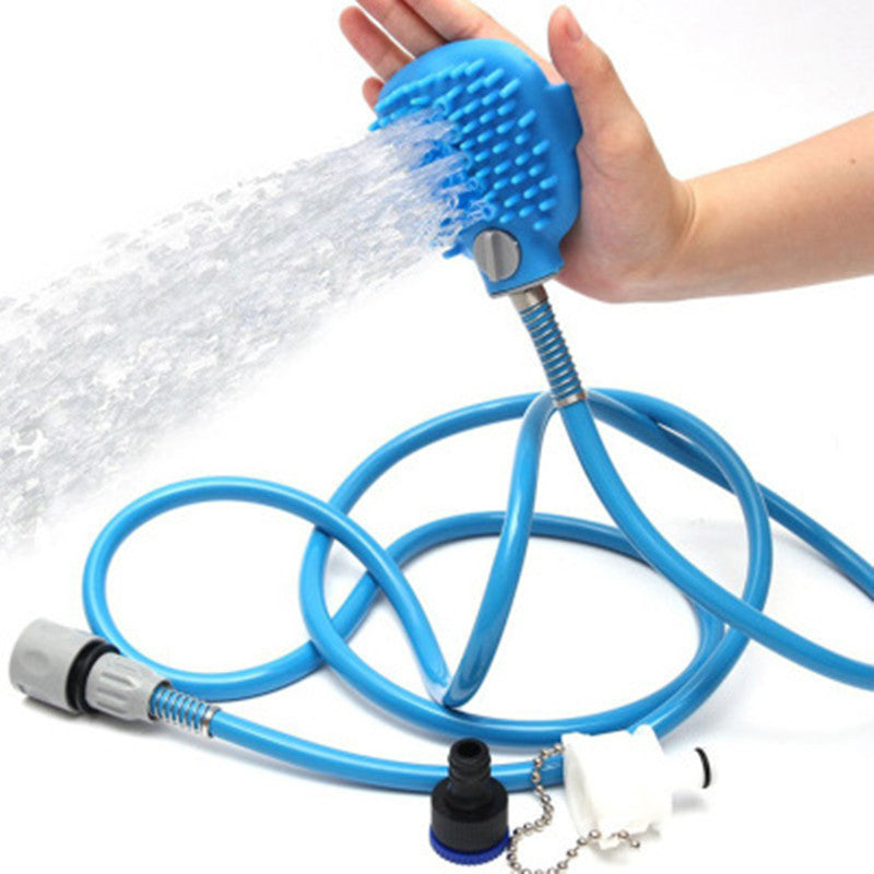 Pet Bathing & Massage Shower Tool – Comfortable Sprayer Brush for Easy Cleaning