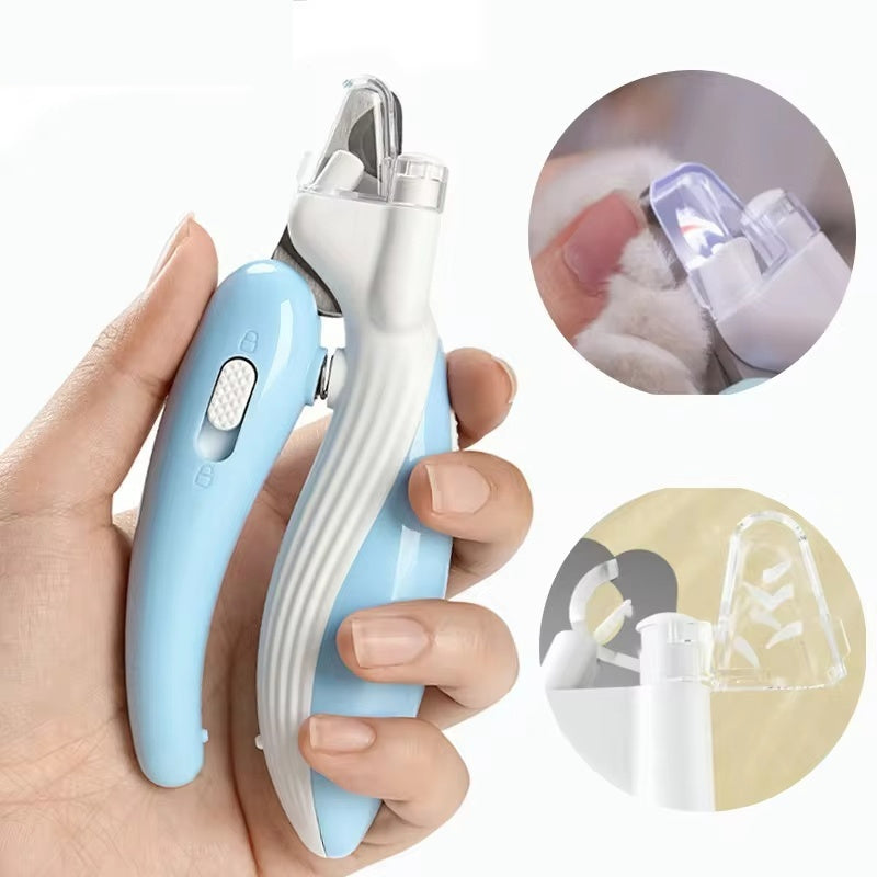 LED Electric Pet Nail Clippers & Grinder – Safe Grooming for Dogs & Cats