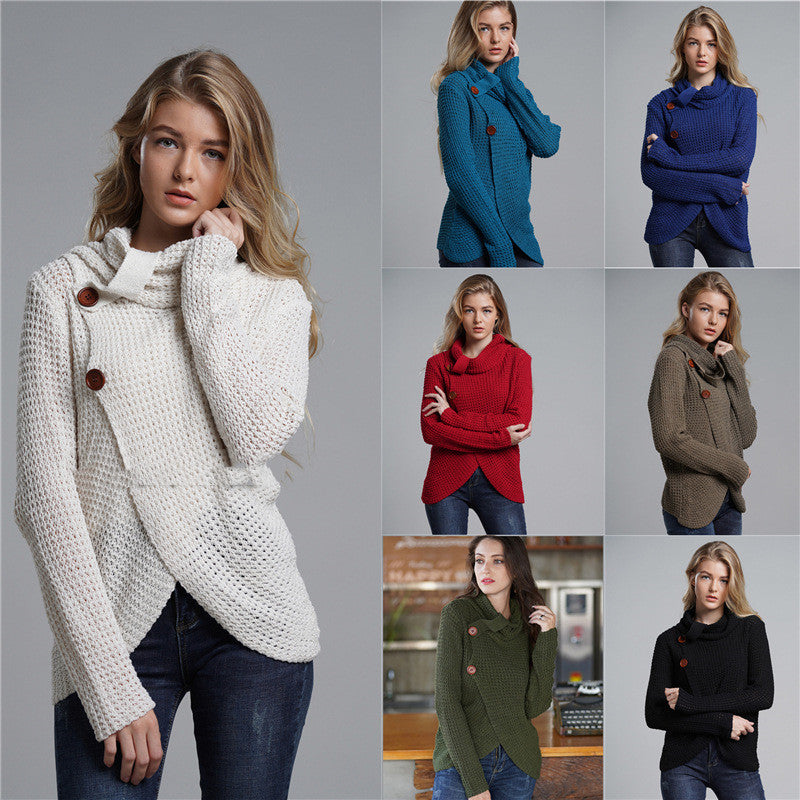 Long-sleeved Versatile Long-sleeved Knitted Top Sweater