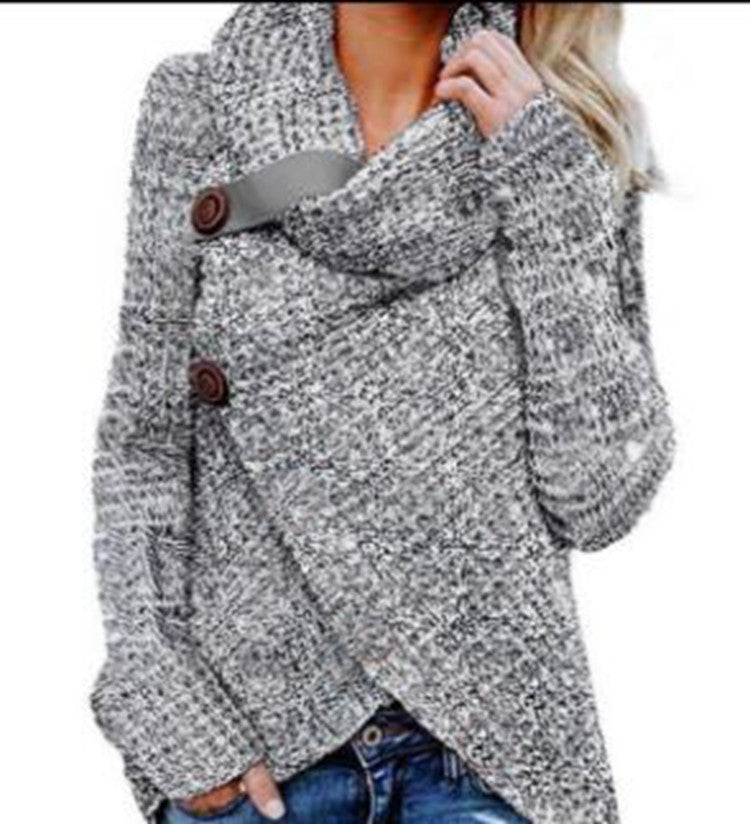 Long-sleeved Versatile Long-sleeved Knitted Top Sweater