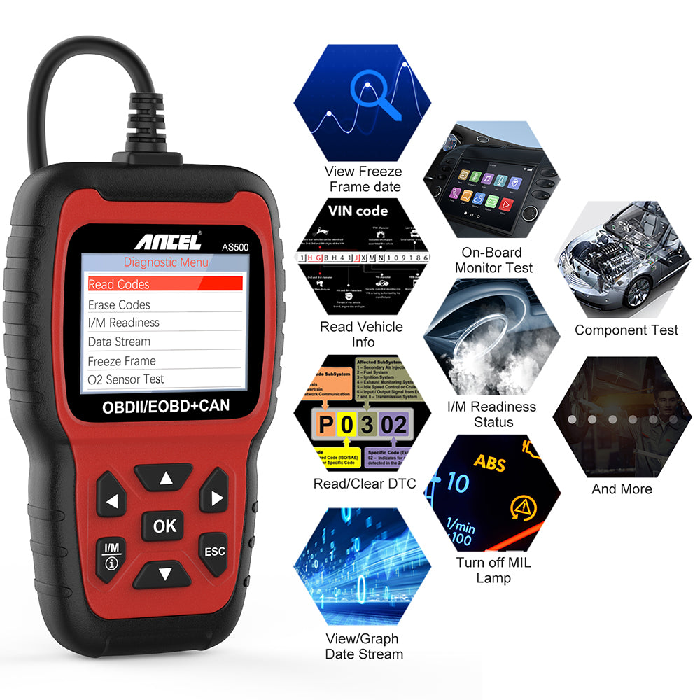 Use  Professional Car Scanner Engine Diagnostic Tool Code Reader Multi-language