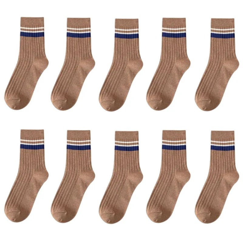 Men's Mid-calf Versatile Academic Style Socks