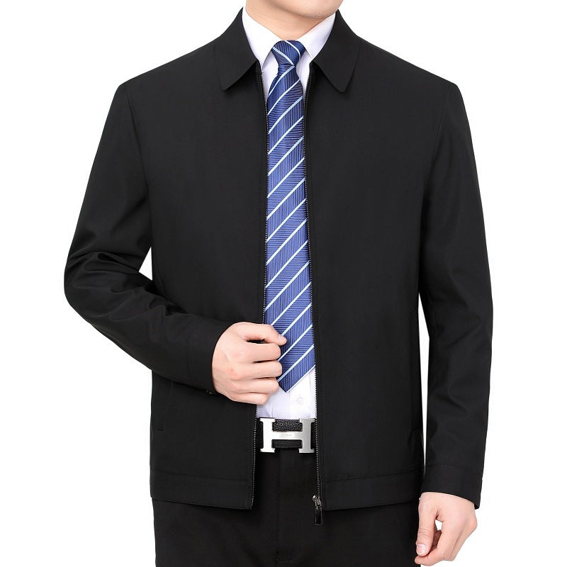 Men's Casual Business Jacket Clothing For Middle-aged Dad